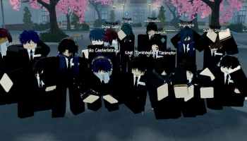 A group of gang members in Gakuran