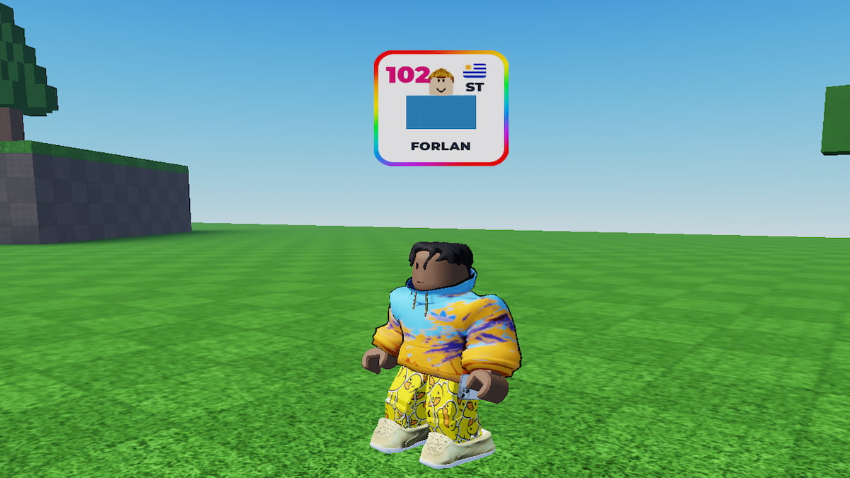 A player with a 103 rating card in Build A Soccer Squad