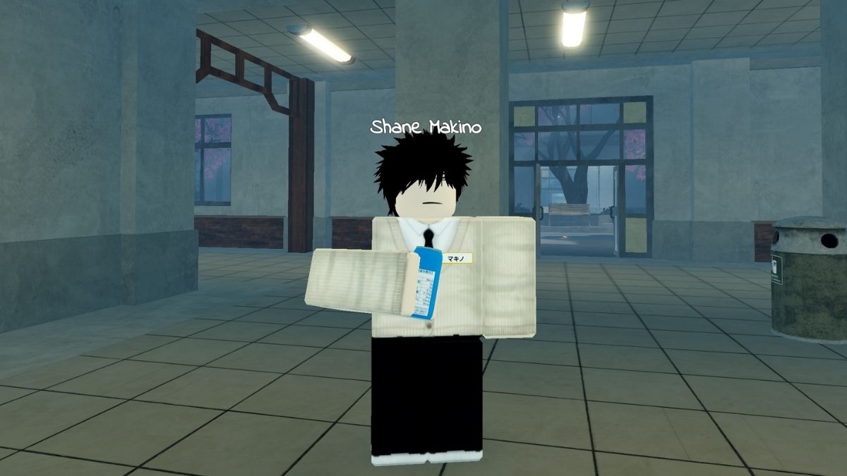 Player holding Can accessory in Gakuran