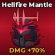 Hellfire Mantle Helm in Be The Final Boss