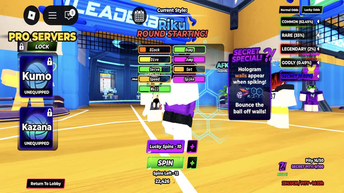 The Riku Style in Volleyball Legends