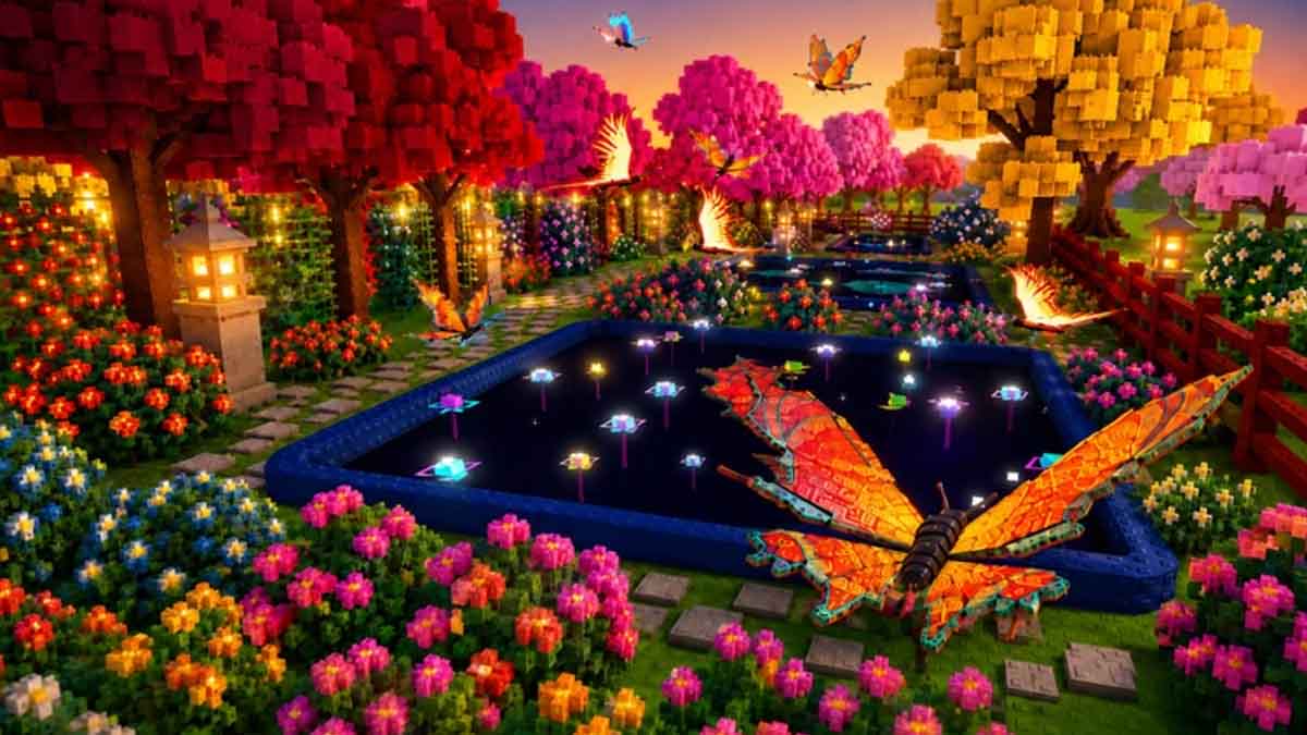 Build your Butterfly Garden Codes Promotional Image Taken From The Games page.
