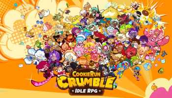 Cookie Run: Crumble Idle RPG logo and artwork
