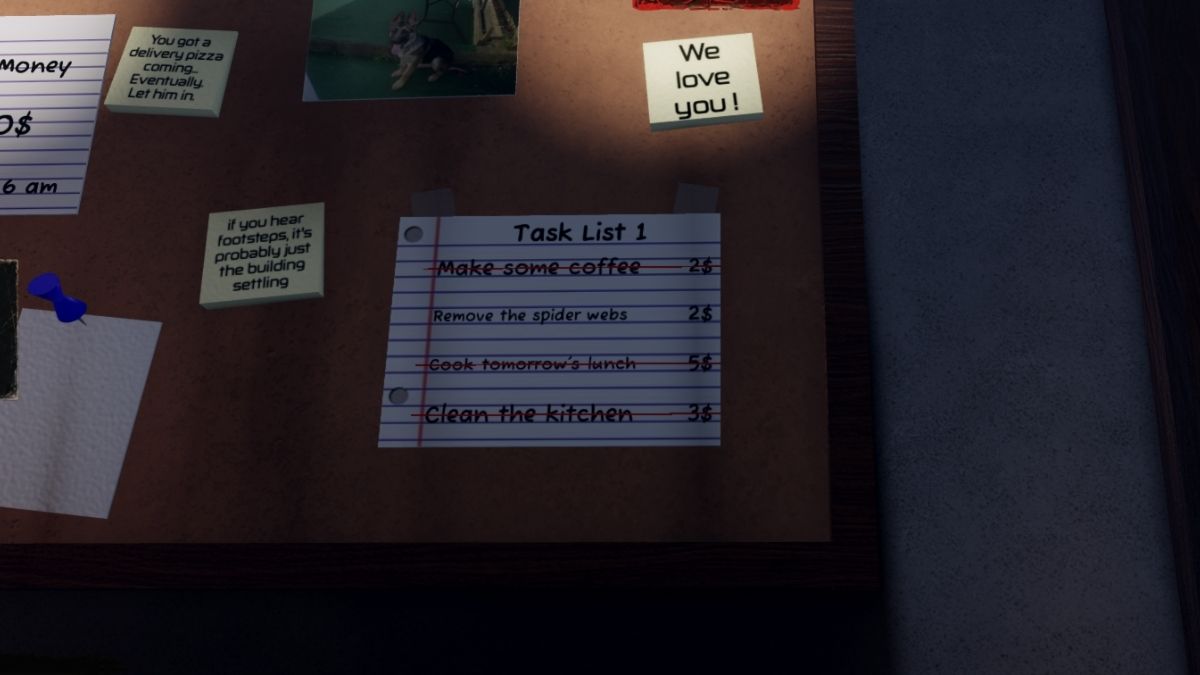 Chores you need to complete in Home Alone (Anomaly)