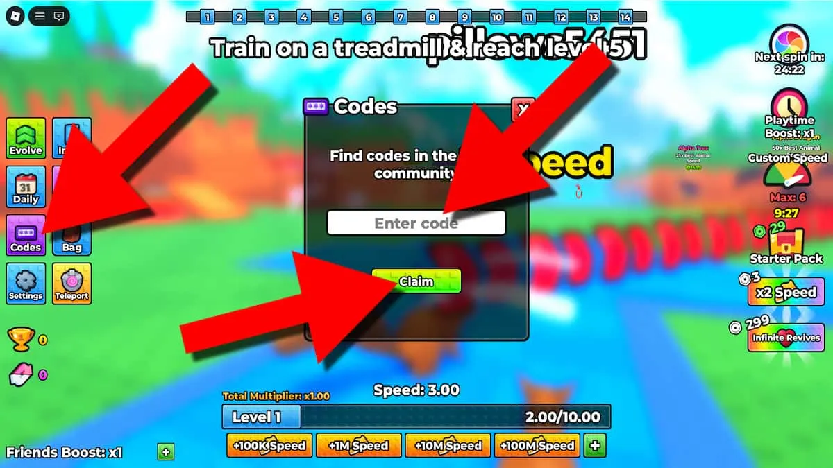 +1 Speed Evolve Codes (July 2026) [UPDATE 7] — Free Boosts | Pro Game ...