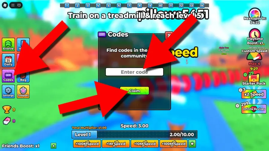 +1 Speed Evolve Codes (July 2026) [UPDATE 7] — Free Boosts | Pro Game ...