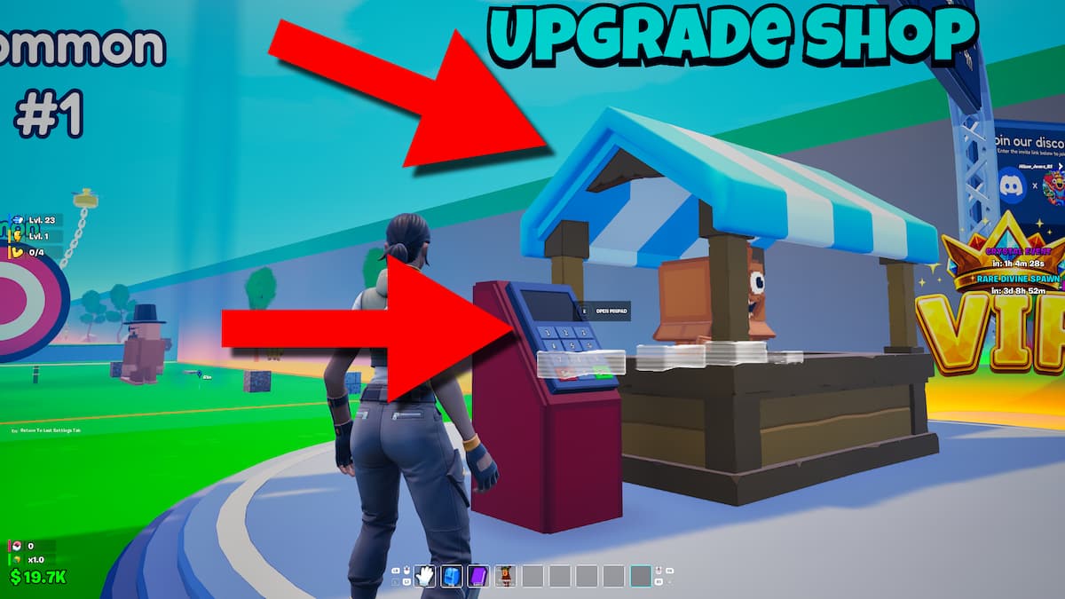 Instructions on how to redeem Fortnite Craft a Brainrot codes