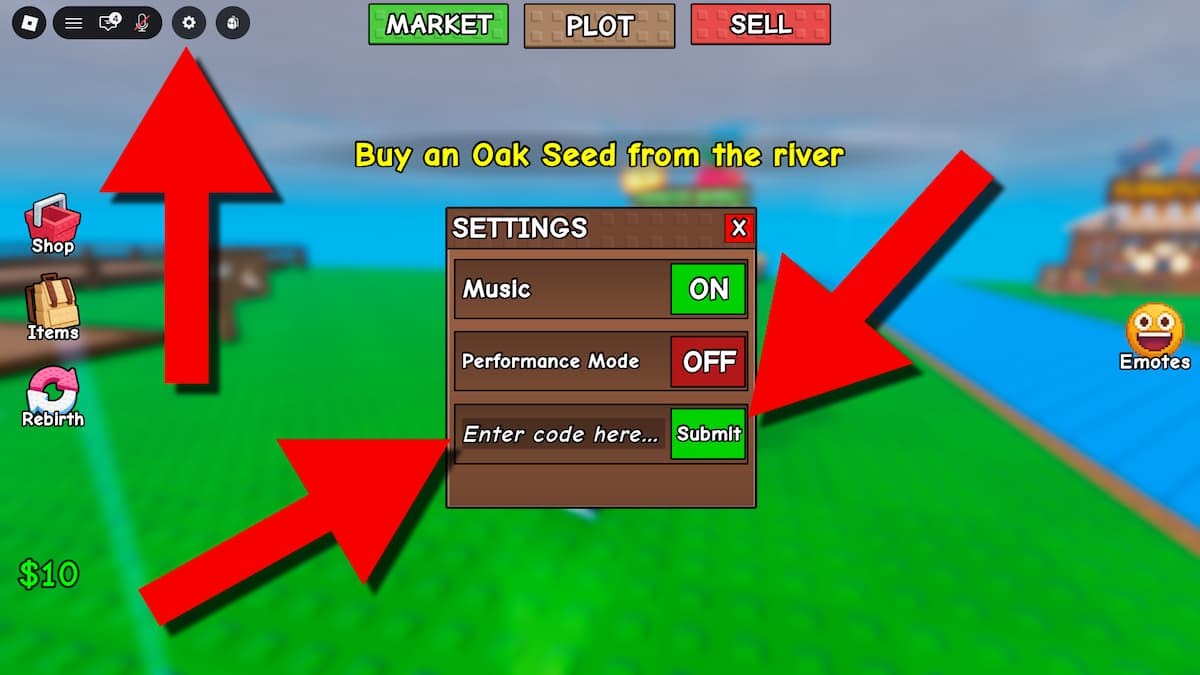 Step-by-step instructions on redeeming Greedy Growers codes