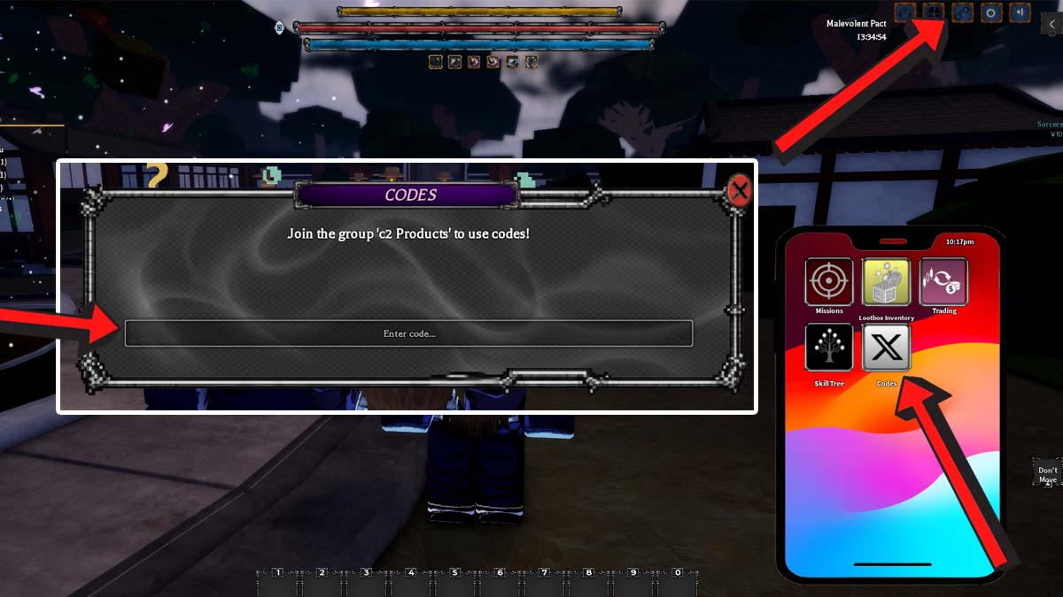 Jujutsu re Codes Redemption System