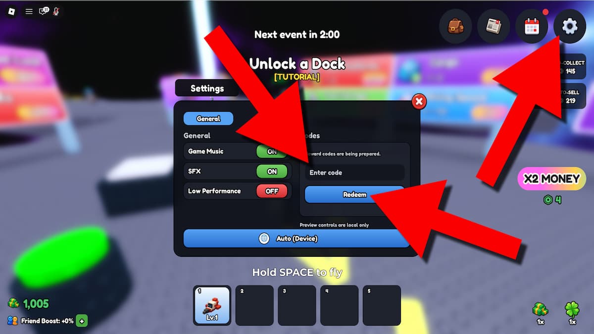 Instructions on redeeming Mine a Planet codes