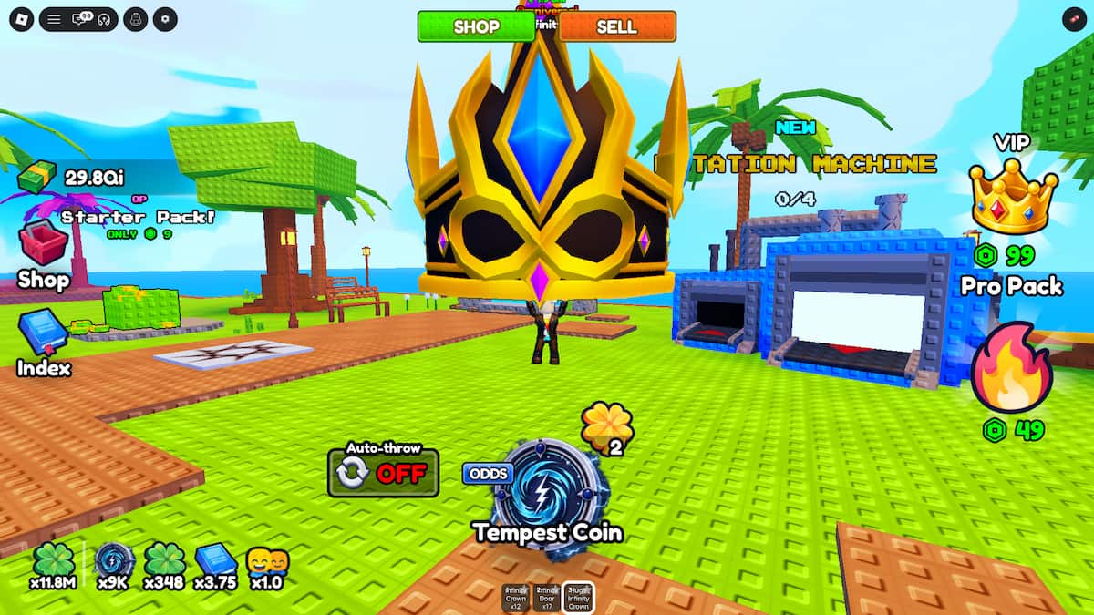 image showing an item with the Huge mutation in Throw a Coin