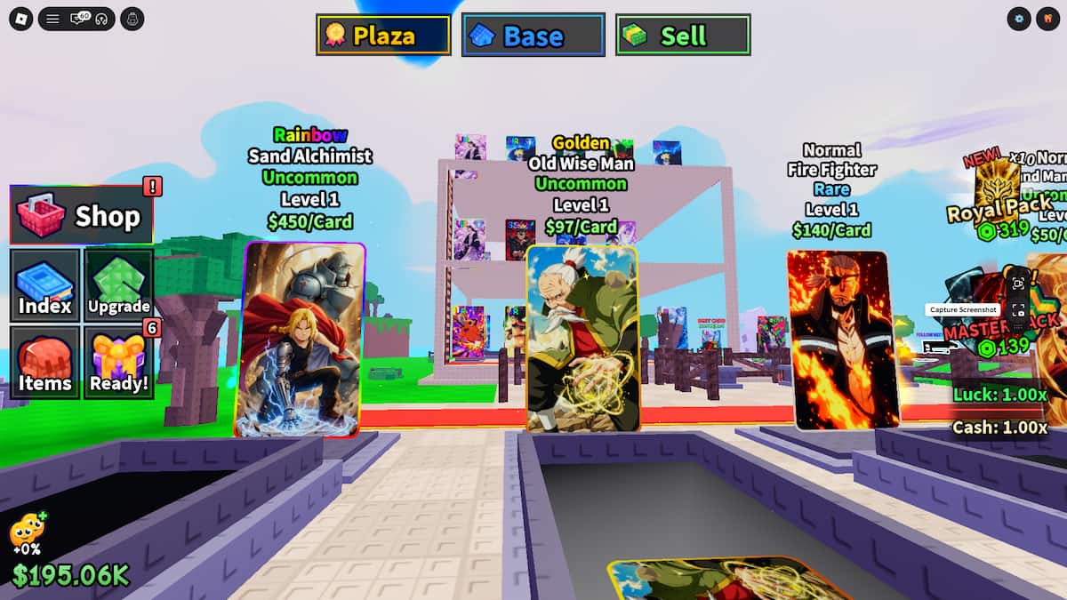 image showing mutated cards in Anime Card Farm