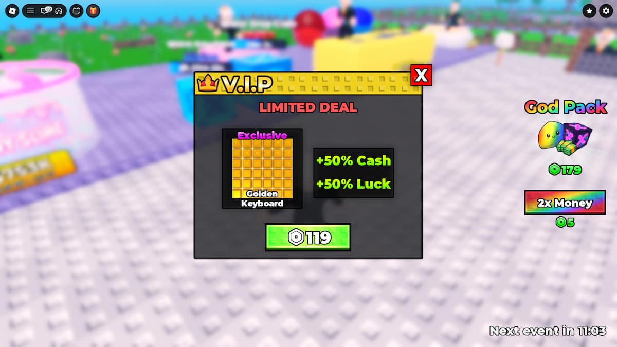 image showing the VIP Gamepass in Unbox ASMR