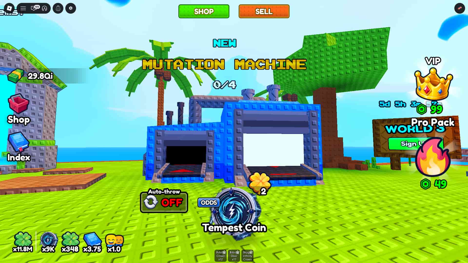 image showing the mutation machine in Throw a Coin