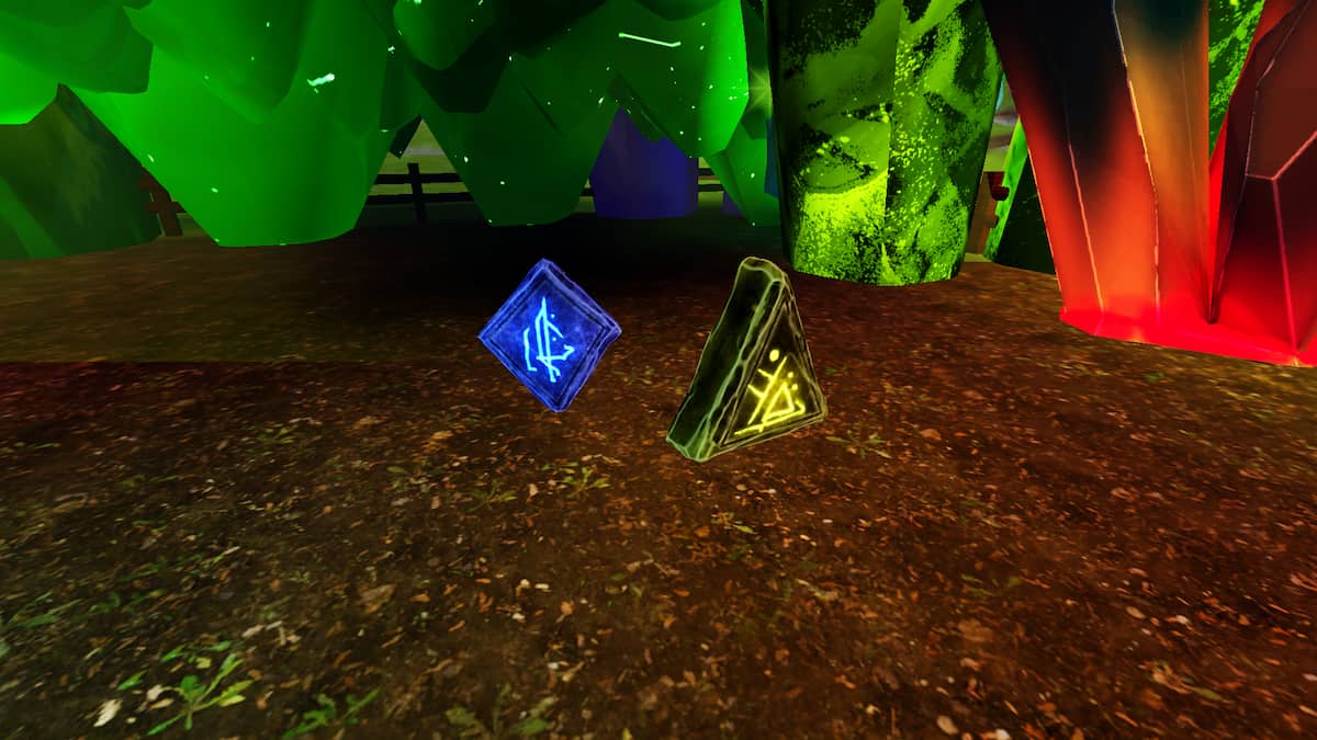 image showing two Runes in Mine a Mountain