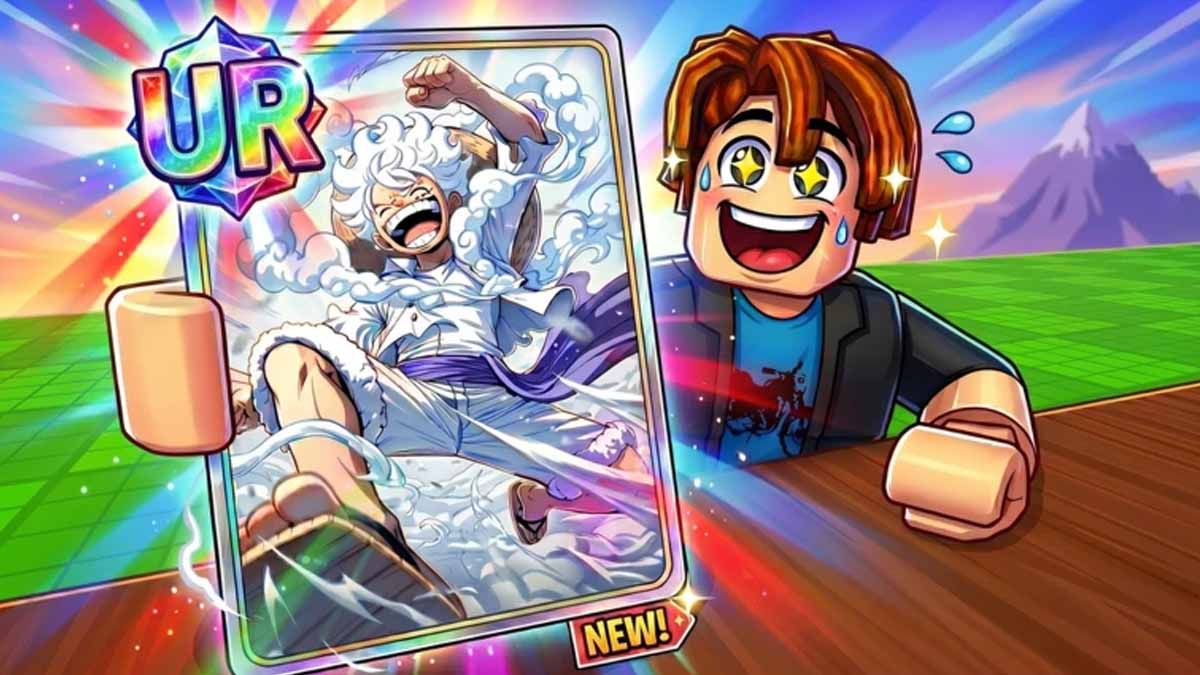 Roblox Anime Card Farm Codes Promotional Image.