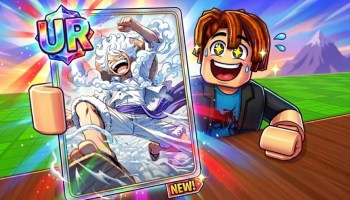 Roblox Anime Card Farm Codes Promotional Image.