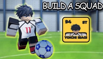 Roblox Build A Blue Lock Squad Codes Promotional Image from the games page