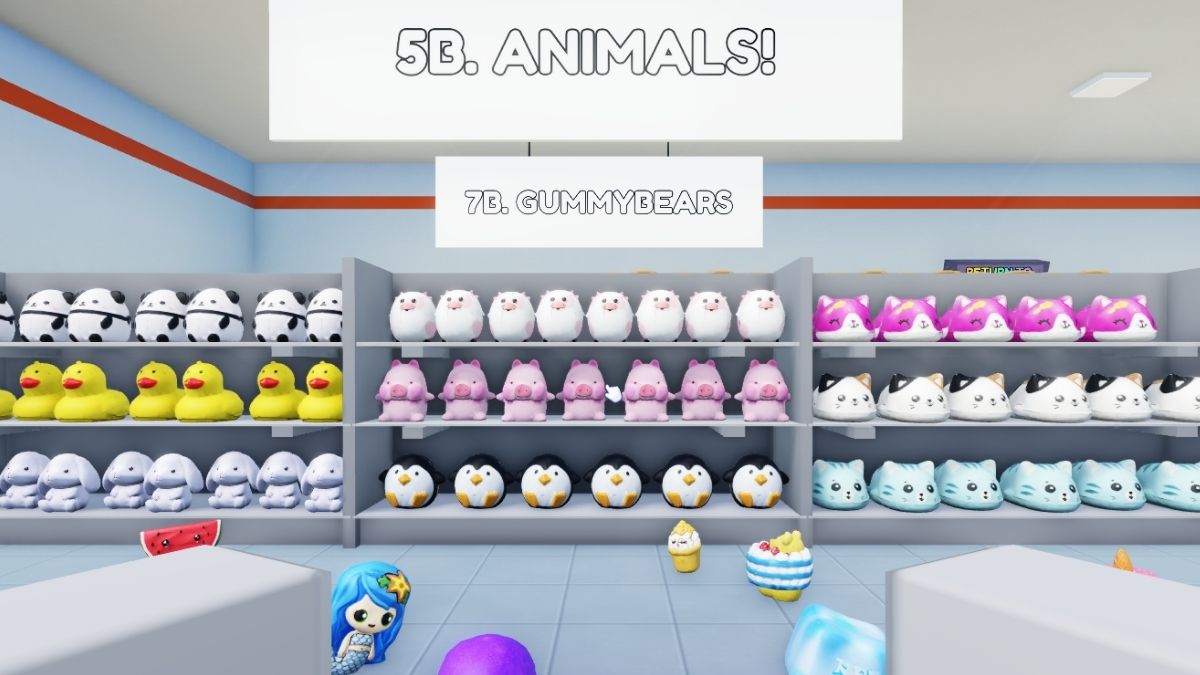 Clean the Squishies! fast by collecting the animals