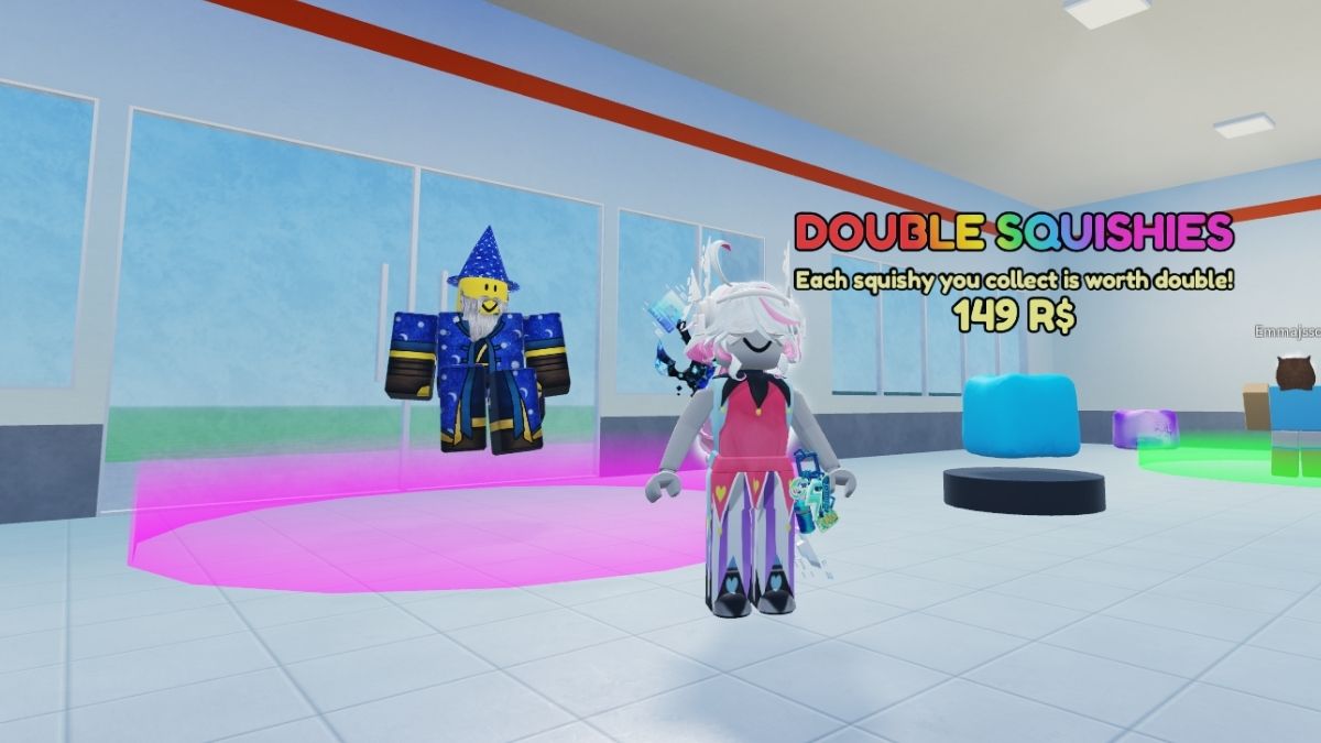 Magic shop where you roll for Magic Spells in Clean the Squishies!