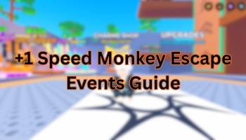 +1 Speed Monkey Escape Events