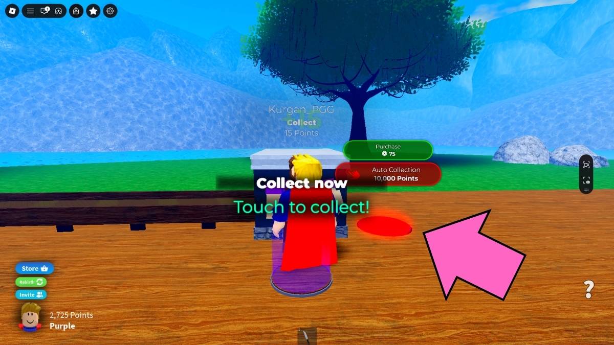 Money collection in 2 Player Evolution Tycoon