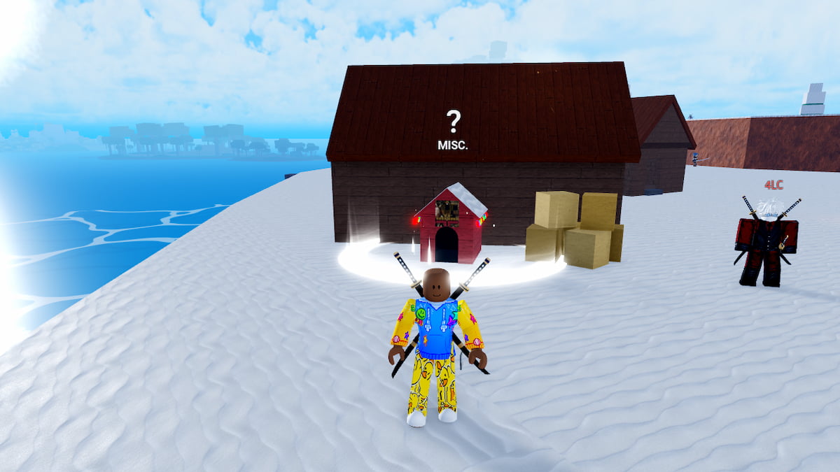 A Dog House in Blox Fruits Sea 1