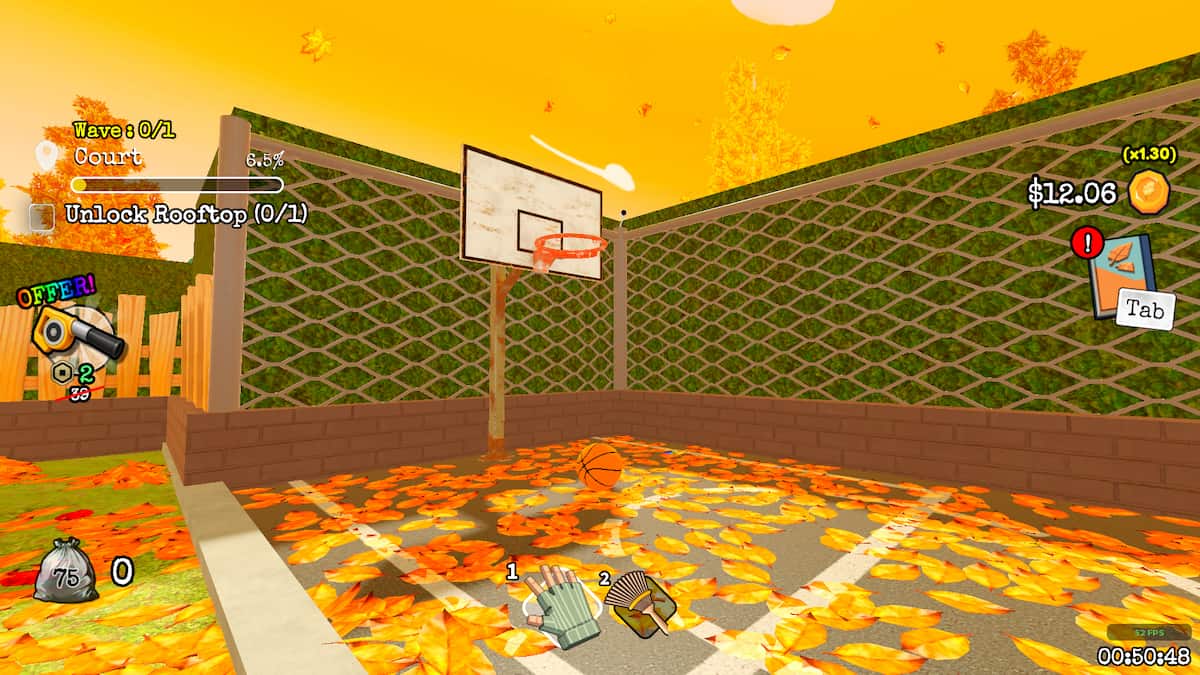 Clean All The Leaves Swish 3 Times