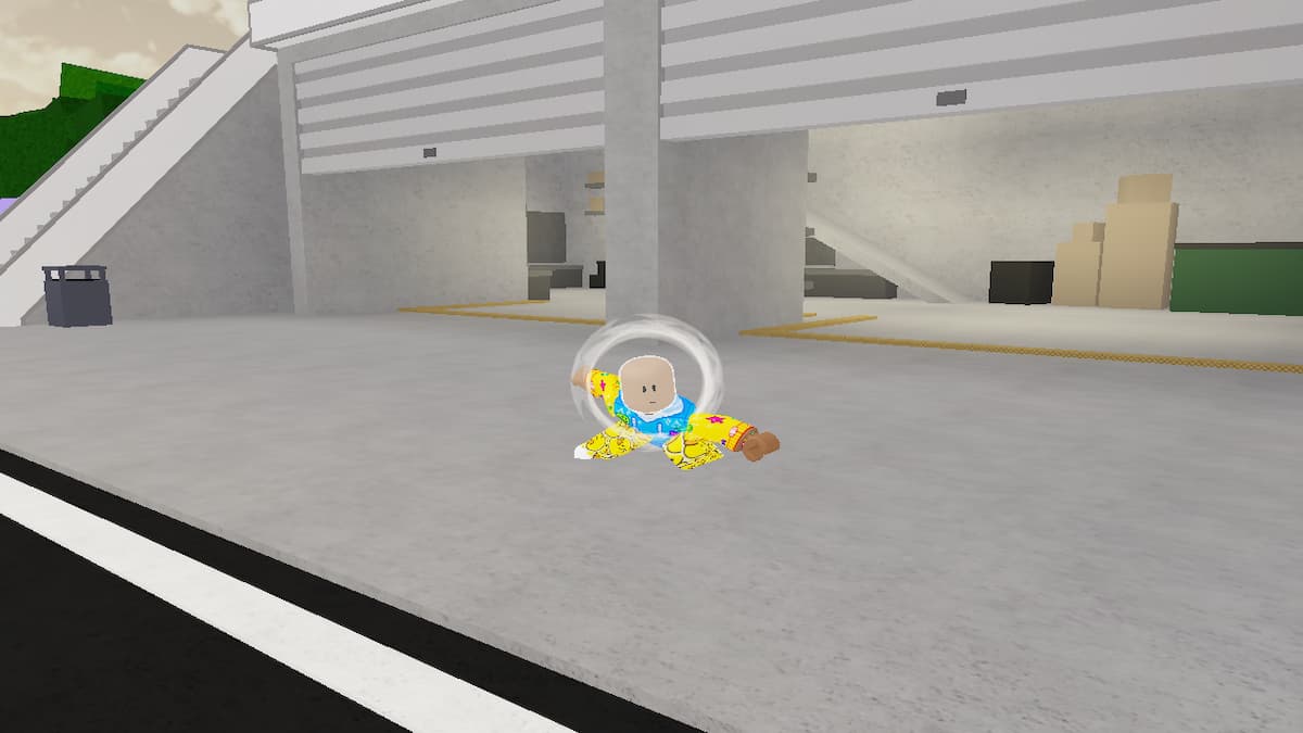 A player using Custom Moves in JJS