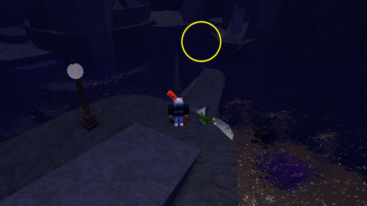 A jumping location in Fisch