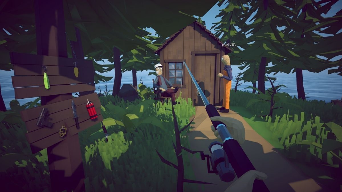 Buying weapons in How To FIsh