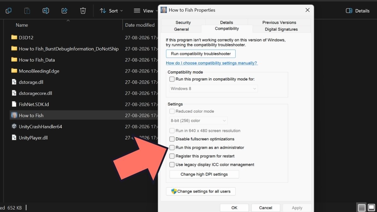 Running How to Fish as Administrator