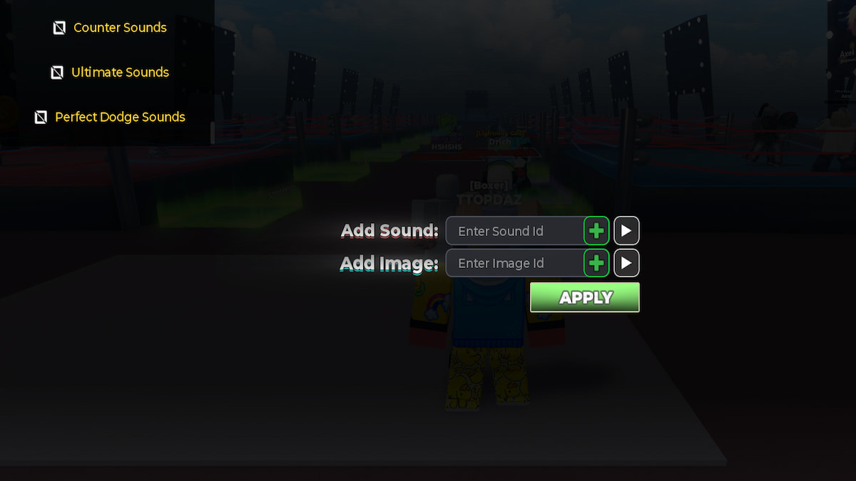 The Custom ID Inputbox in UBG