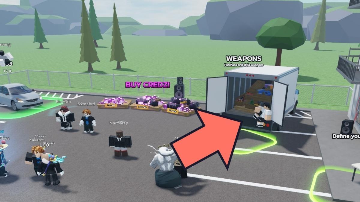 Talking to Weapons NPC in Runaways