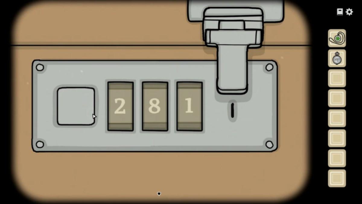 Putting code 281 in briefcase
