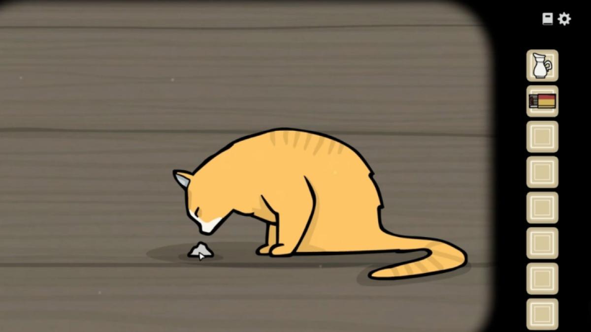 Cat puking Sticky Subject
