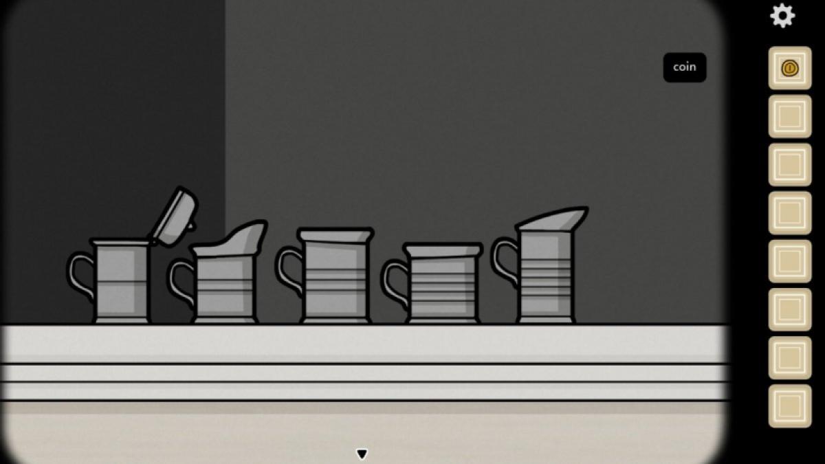 Tin Cup Puzzle in Servant of the Lake