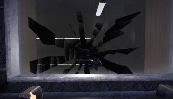 Summoning the Portrait entity in the bathroom mirror of Doors Archive for an achievement