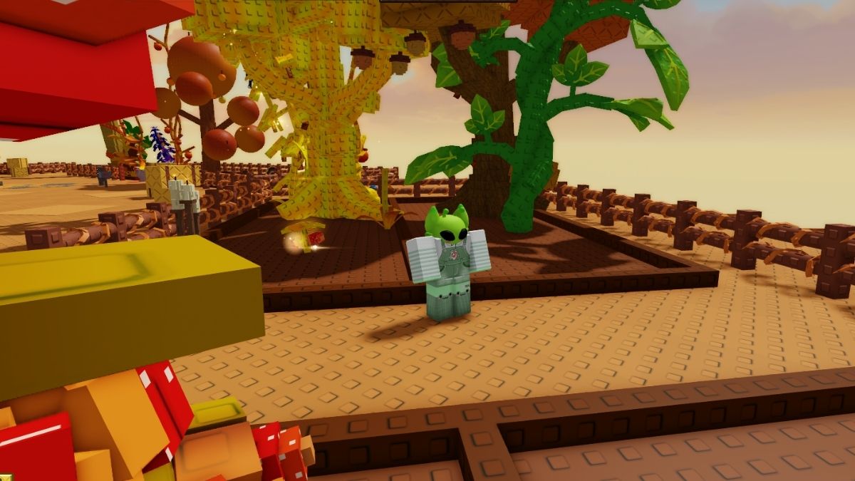 Fall Harvest World garden in Grow A Garden 2