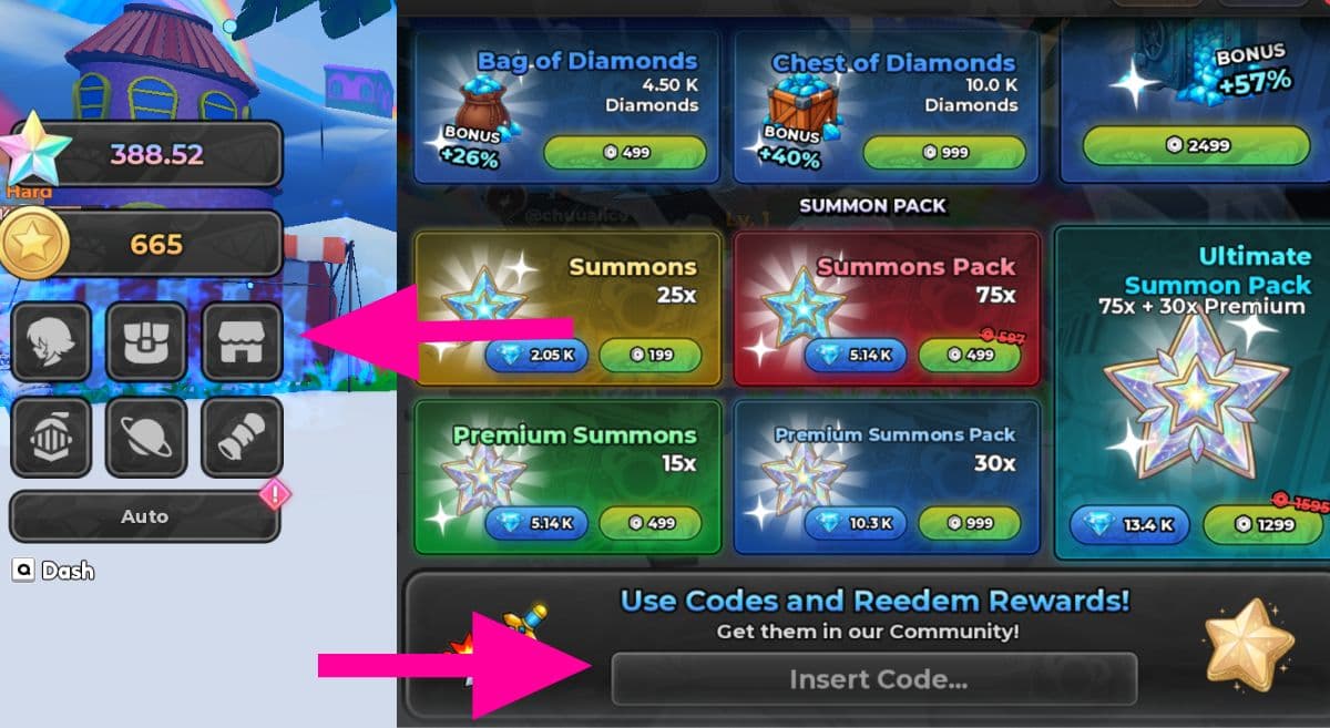 How to Redeem Codes in Anime Stars