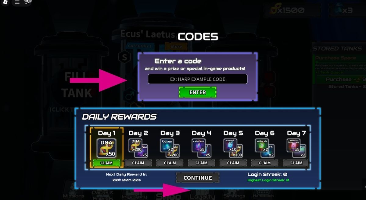 How to Redeem Codes in Harp Isles