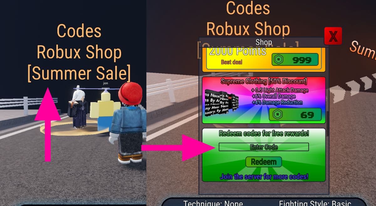 How to Redeem Codes in Jujutsu Culling