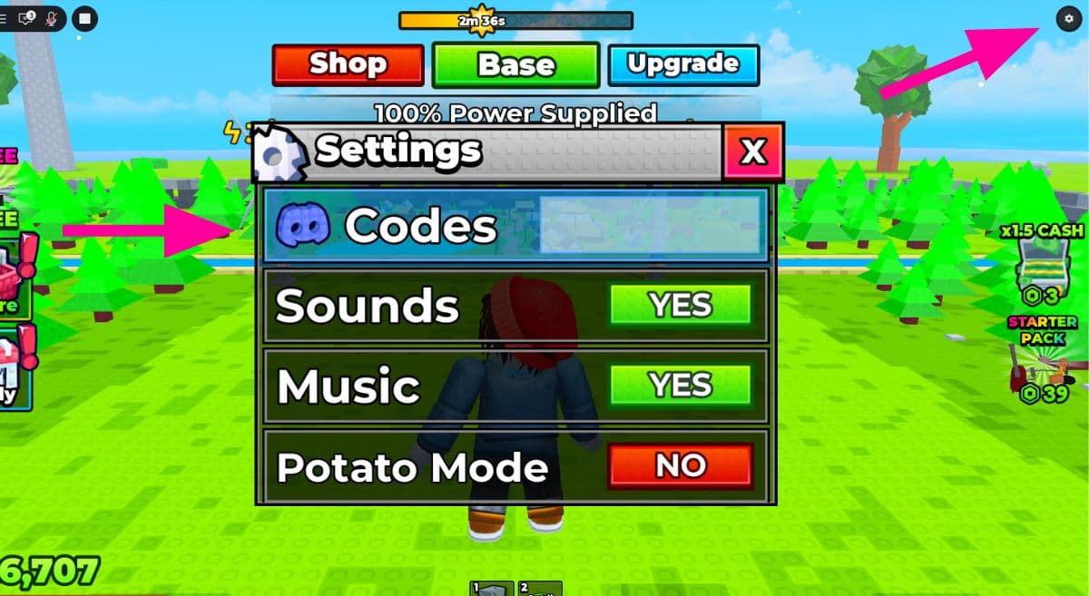 How to Redeem Codes in Power a City