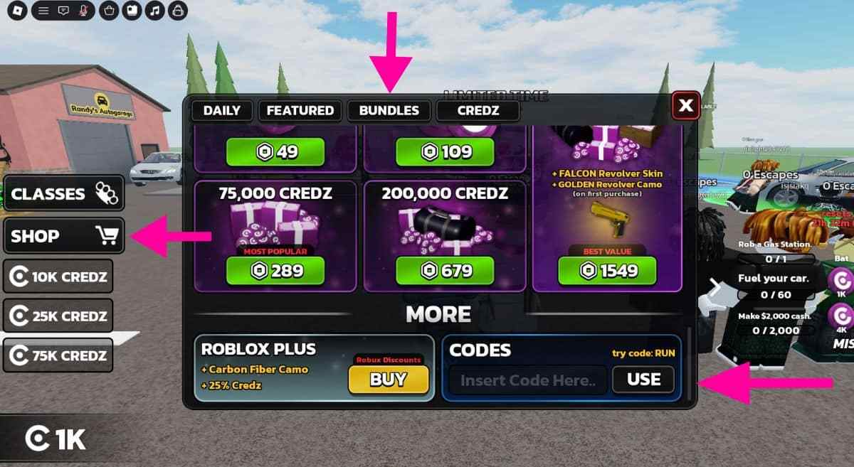 How to Redeem Codes in RUNAWAYS