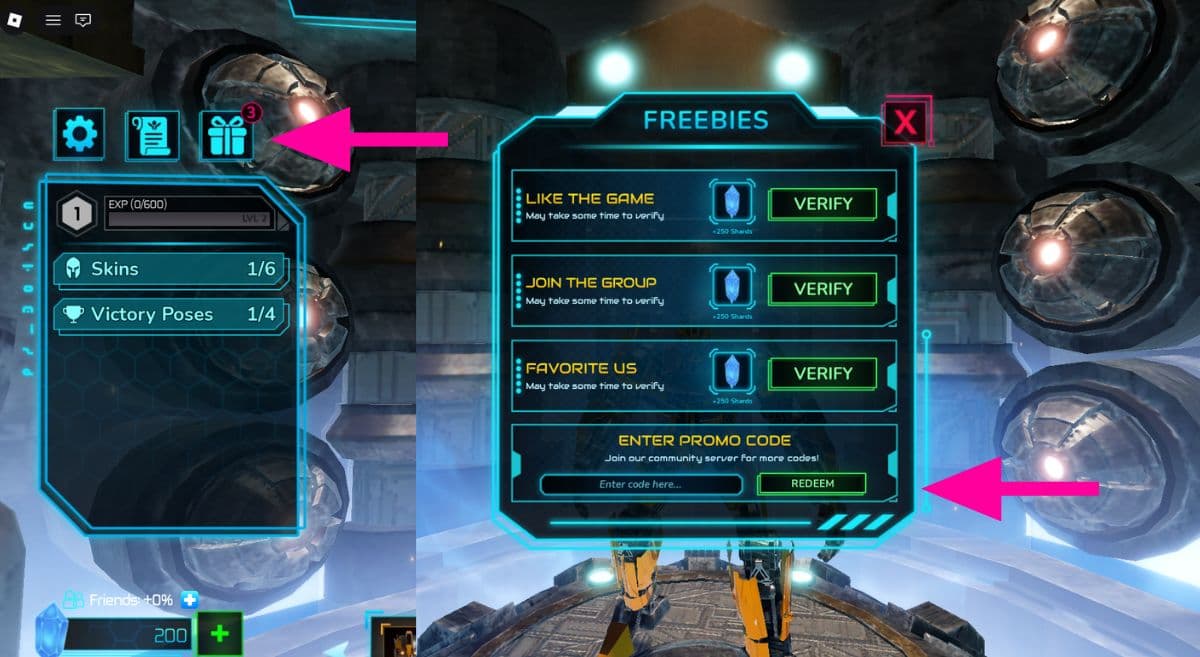 How to Redeem Codes in Steel Crossfire