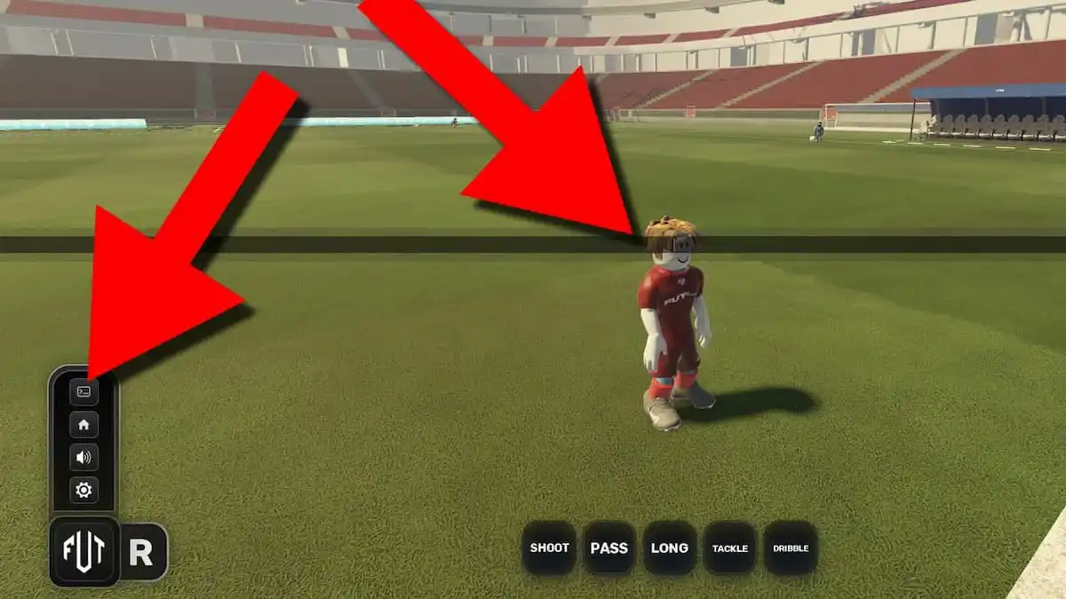Detailed instructions on redeeming FUT codes by following the directional arrows