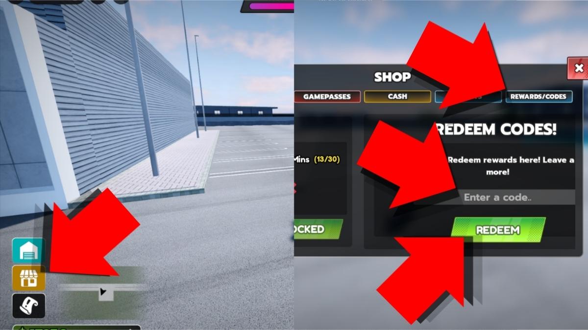 Illustrated instructions on redeeming codes in Ghost Driver