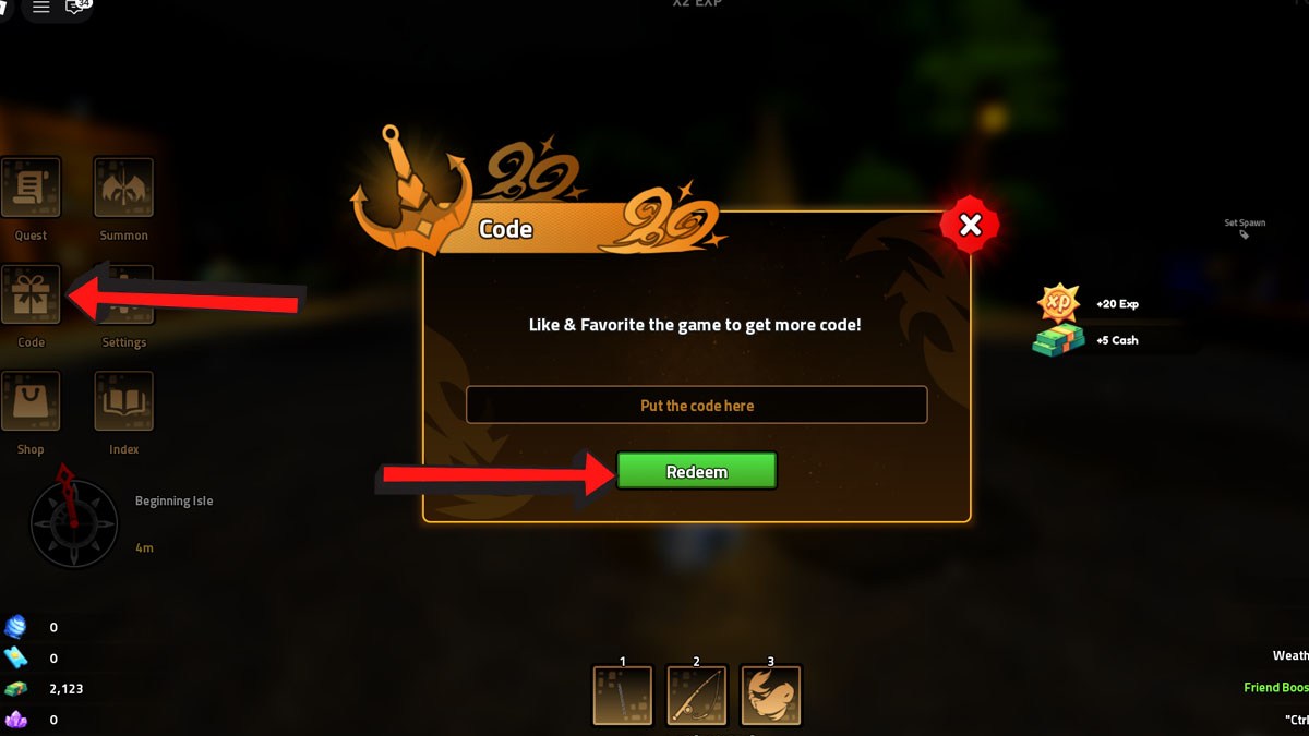 Heavyweight Fishing Codes Redemption System