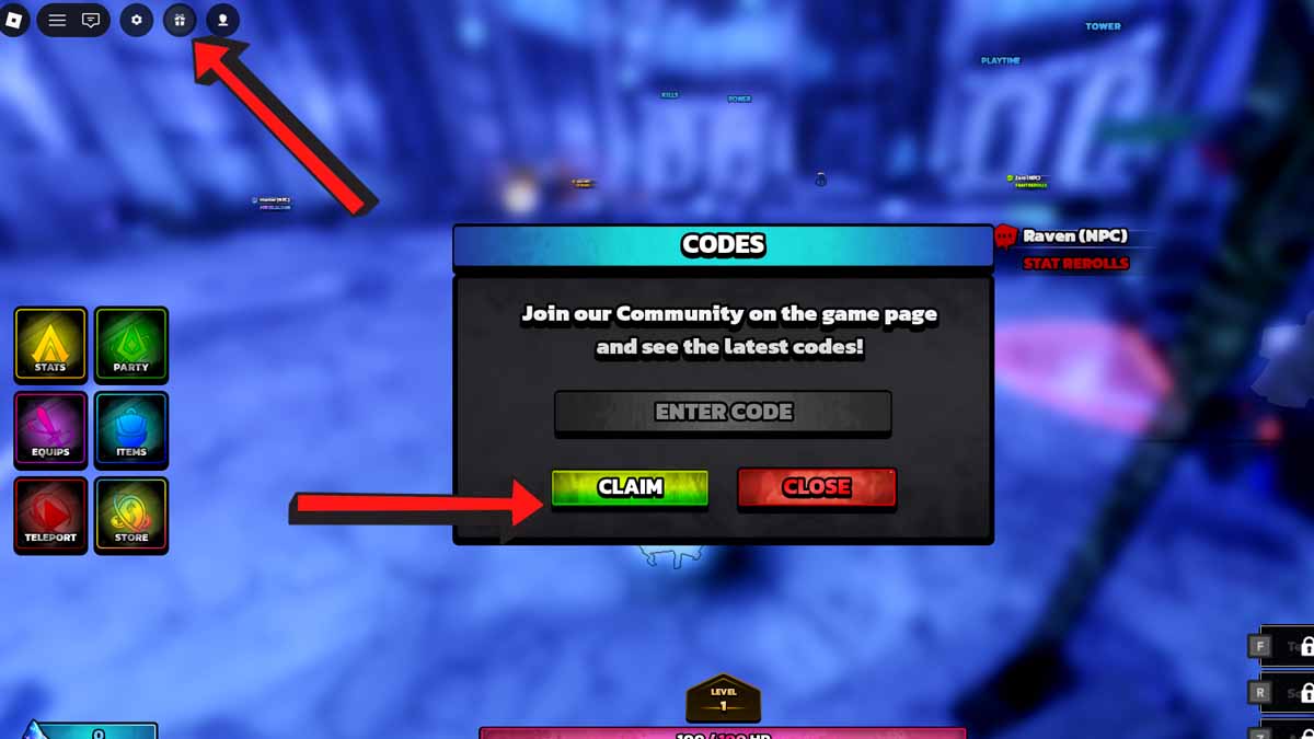 Level Legends Codes Redemption System in Game