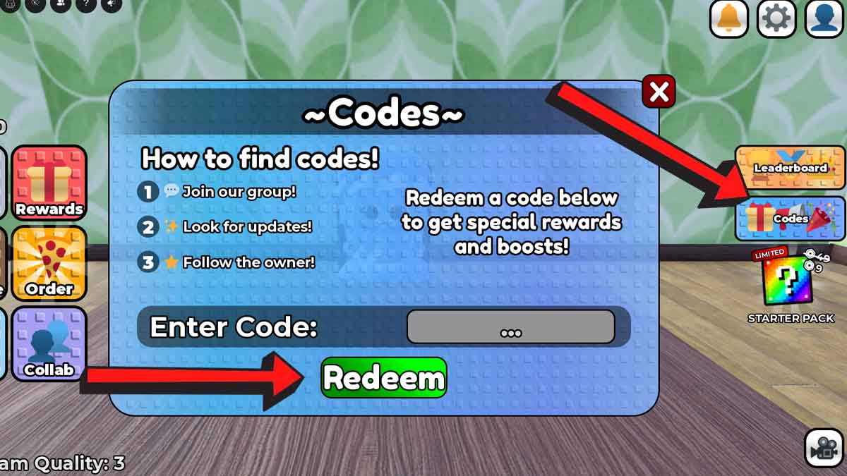 Stream A Mukbang Codes Redemption System
